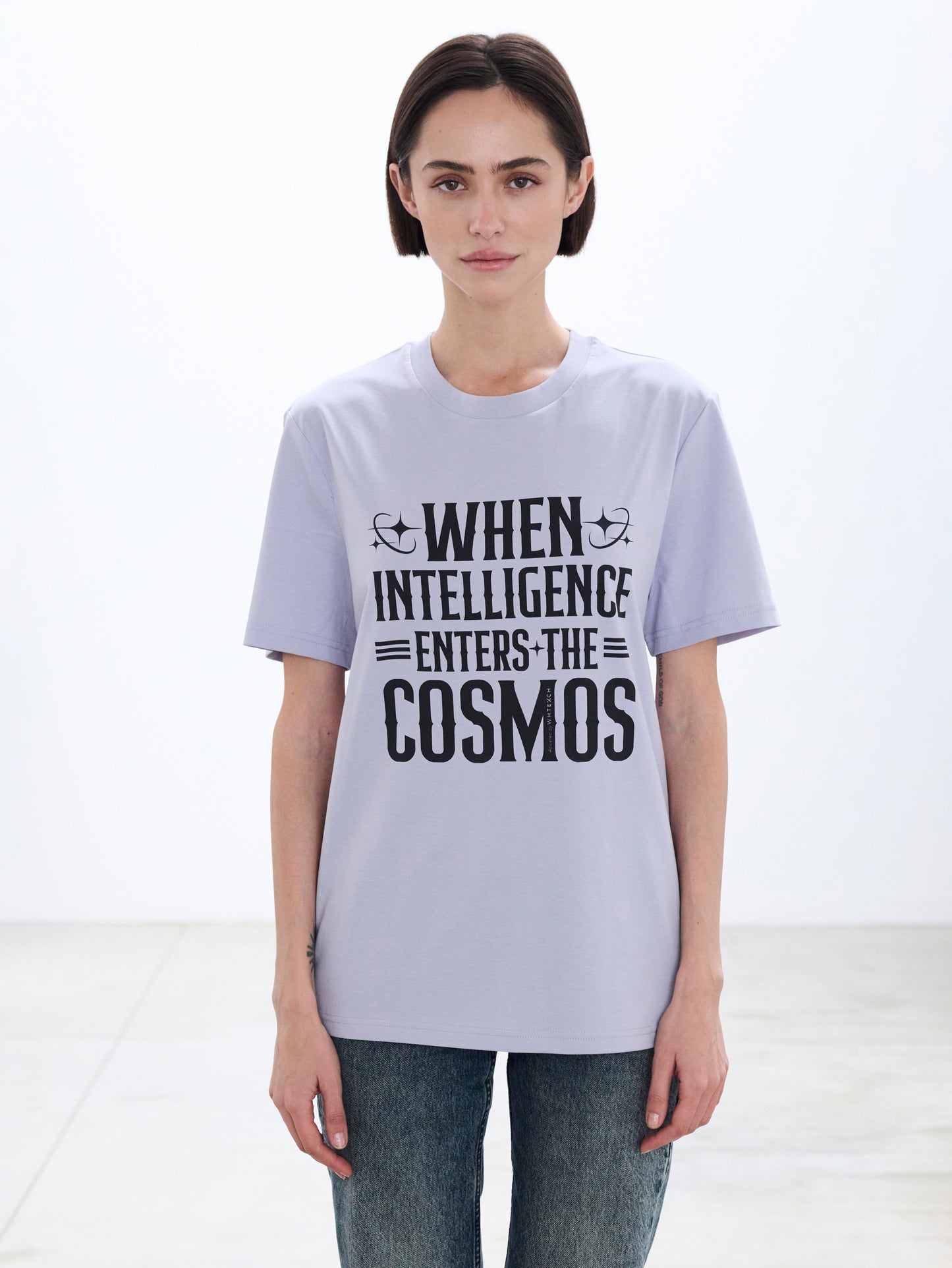 "When Intelligence Enters The Cosmos"-Unisex Quality Cotton Tee