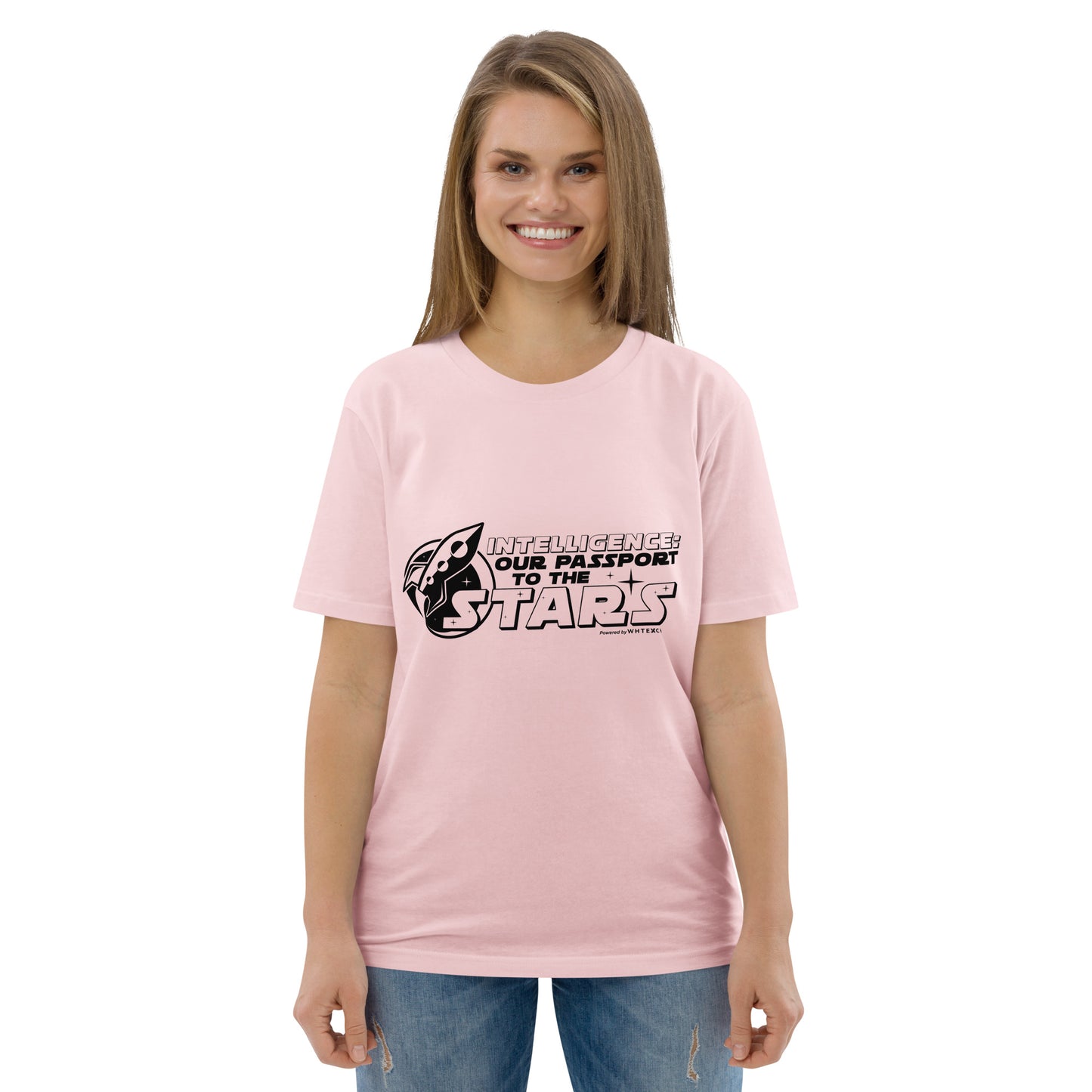 "Intelligence: Our Passport To The Stars"-Unisex Quality Cotton Tee