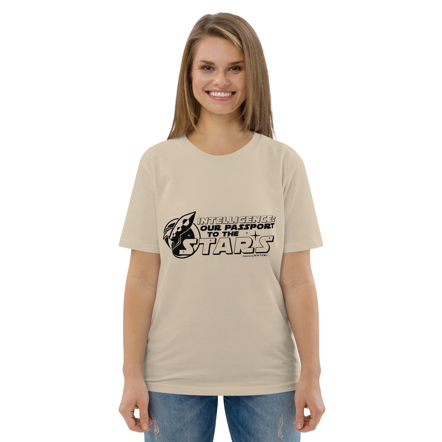 "Intelligence: Our Passport To The Stars"-Unisex Quality Cotton Tee