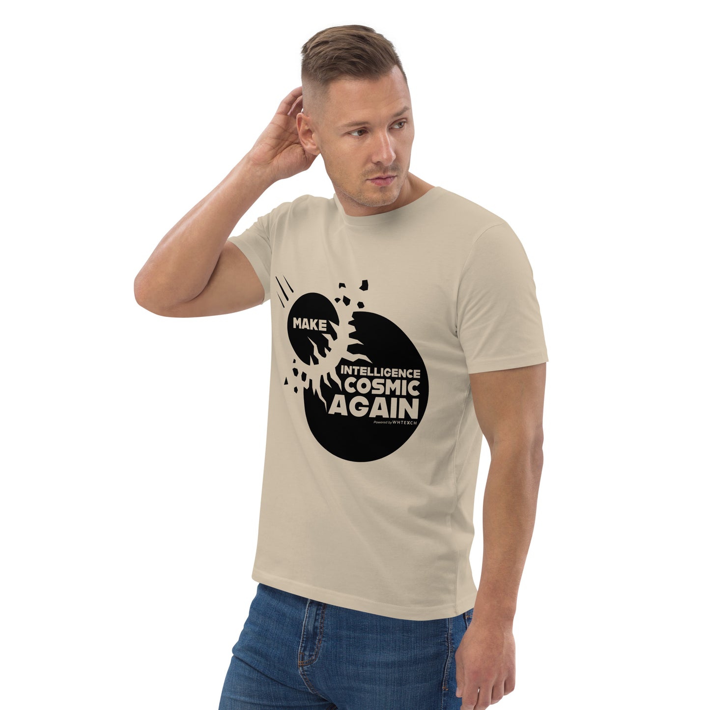 "Make Intelligence Cosmic Again"-Unisex Quality Cotton Tee