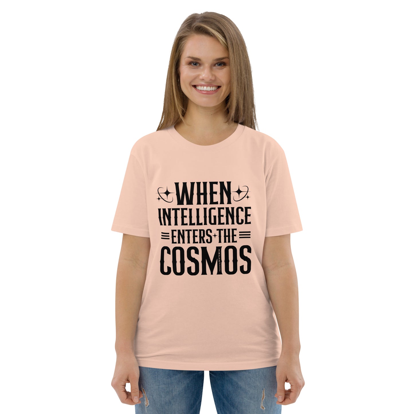 "When Intelligence Enters The Cosmos"-Unisex Quality Cotton Tee