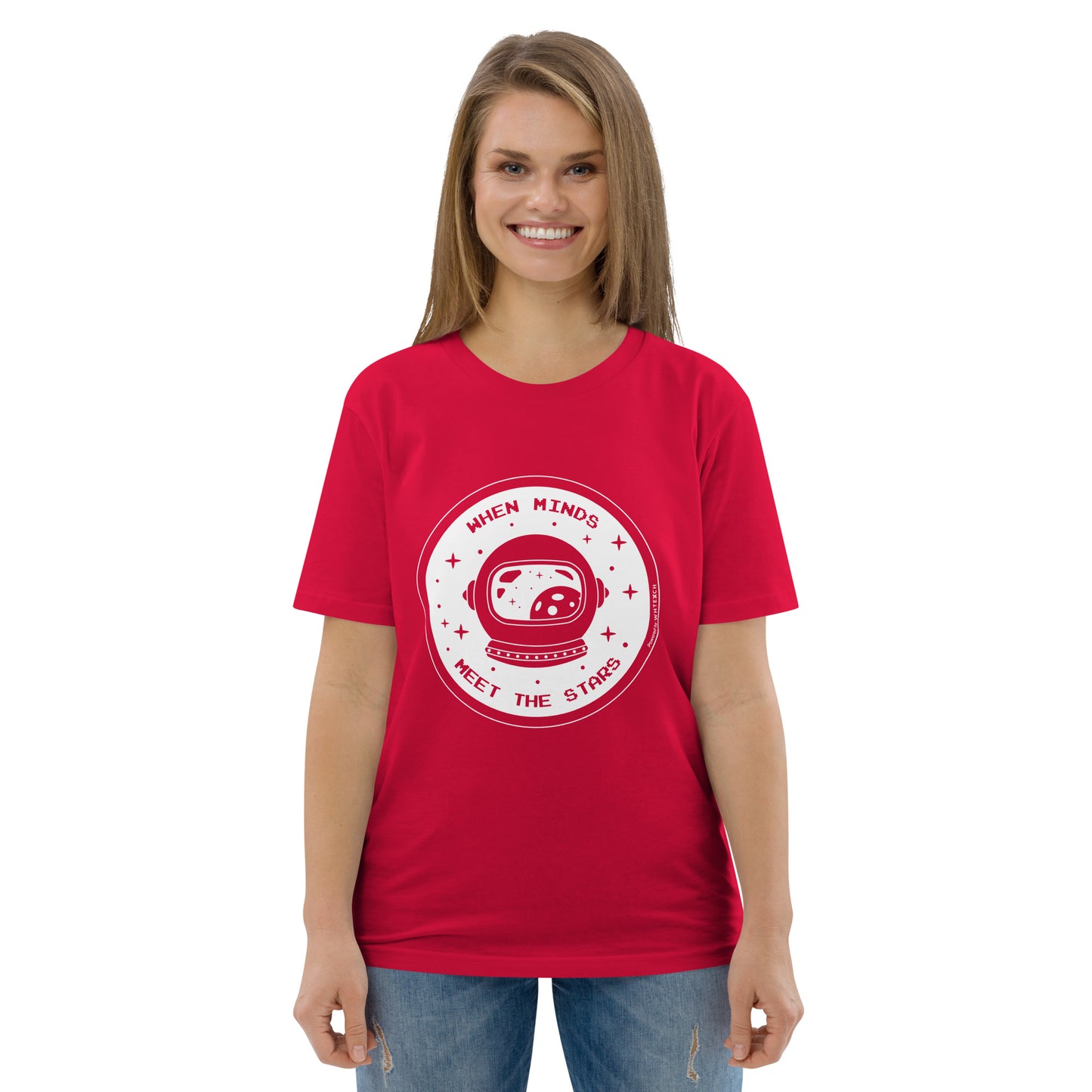 "When Minds Meet The Stars"-Unisex Quality Cotton Tee