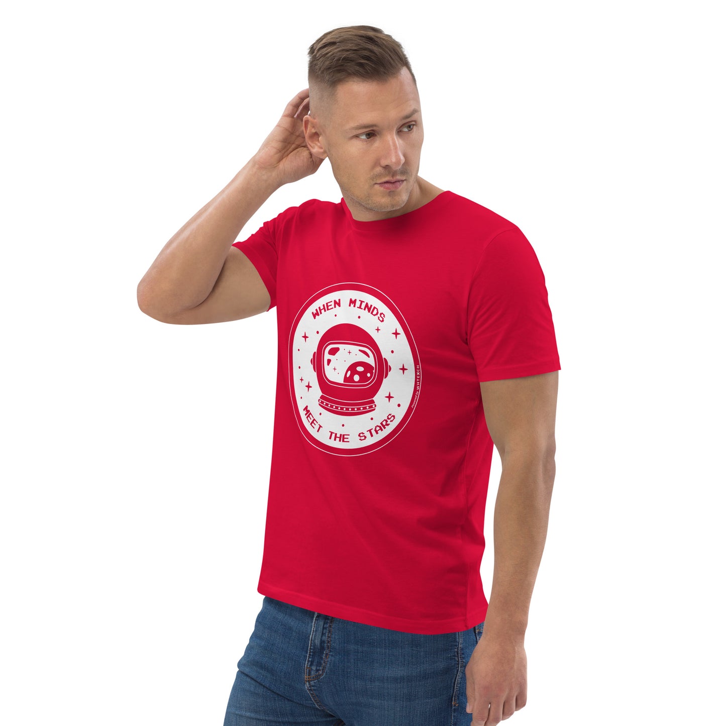 "When Minds Meet The Stars"-Unisex Quality Cotton Tee