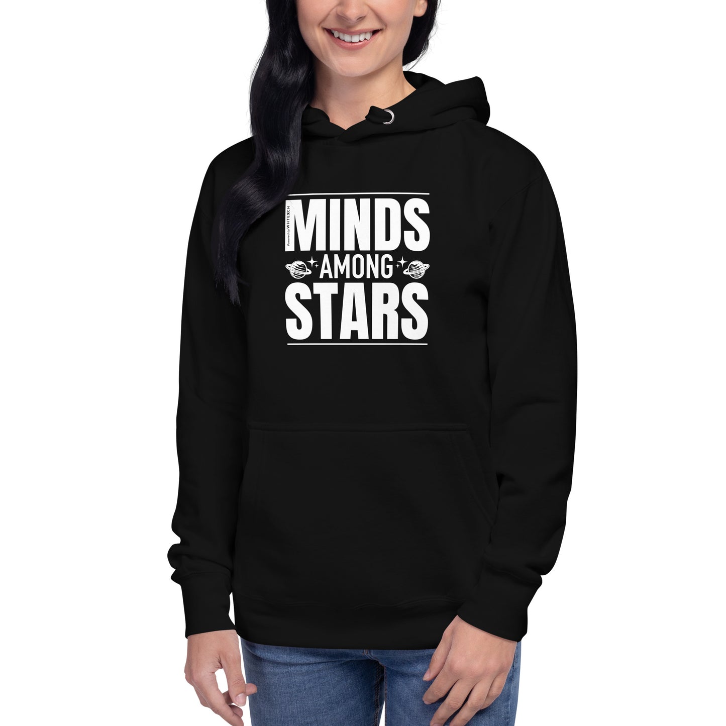 "Minds Among Stars"-Unisex Quality Cotton Hoodie