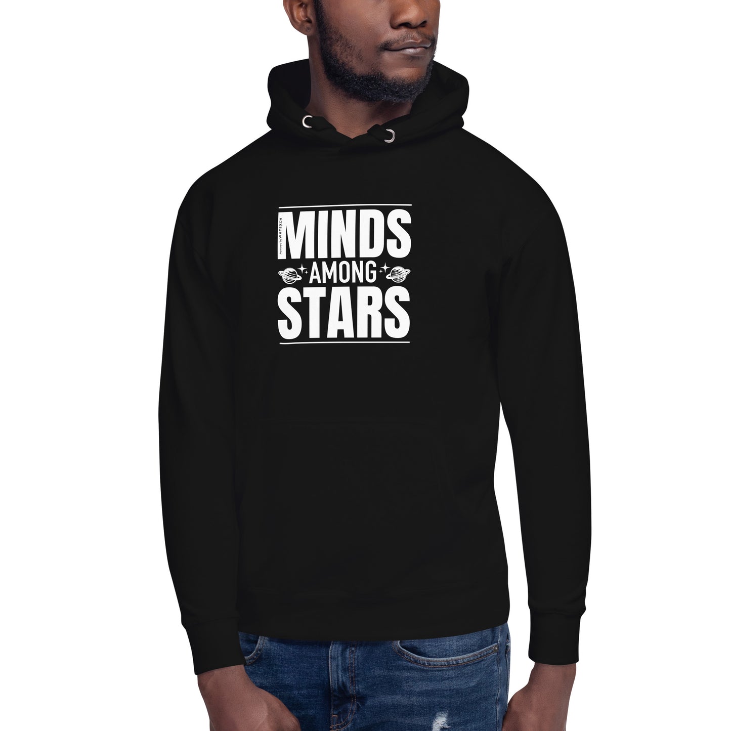 "Minds Among Stars"-Unisex Quality Cotton Hoodie