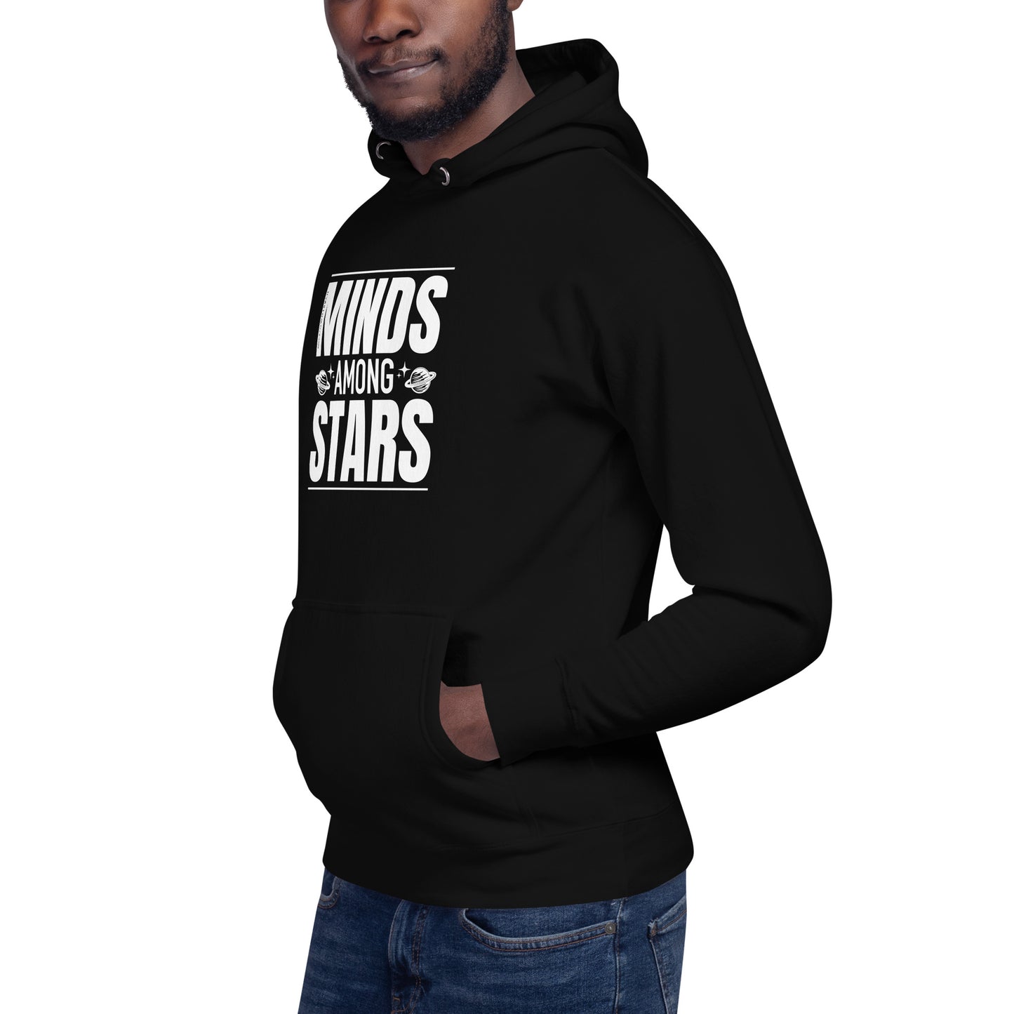 "Minds Among Stars"-Unisex Quality Cotton Hoodie