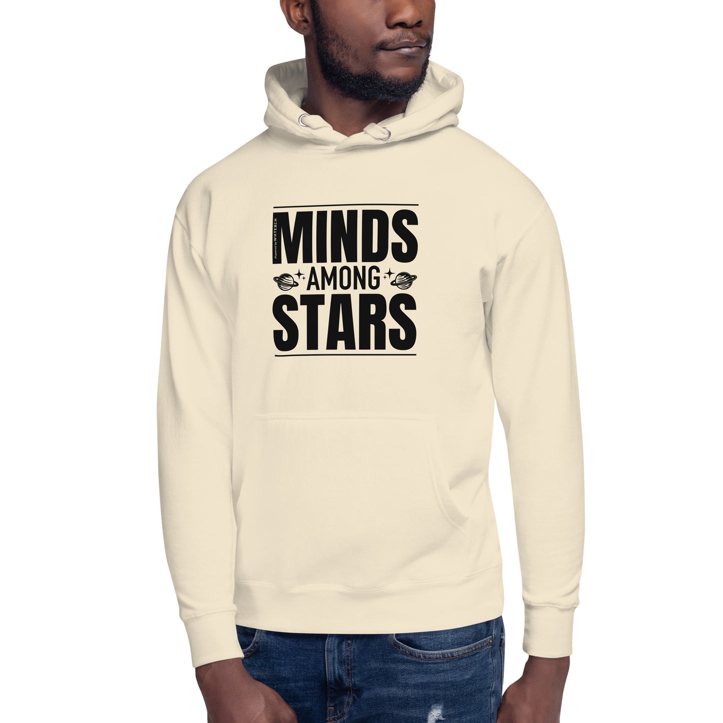 "Minds Among Stars"-Unisex Quality Cotton Hoodie