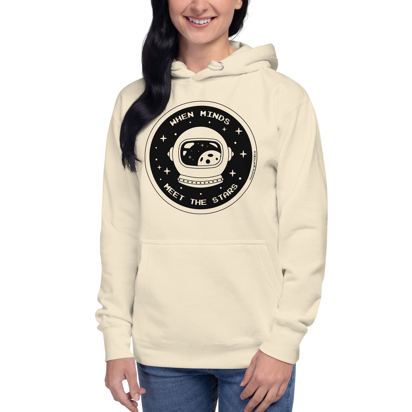 "When Minds Meet The Stars"-Unisex Quality Cotton Hoodie