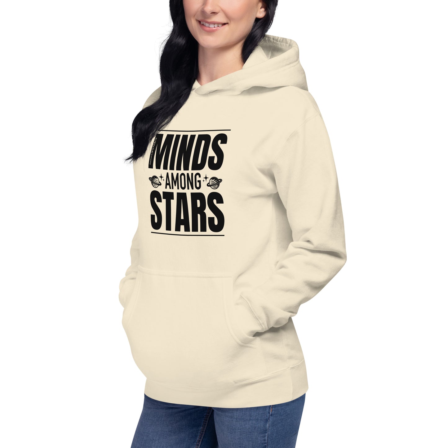 "Minds Among Stars"-Unisex Quality Cotton Hoodie