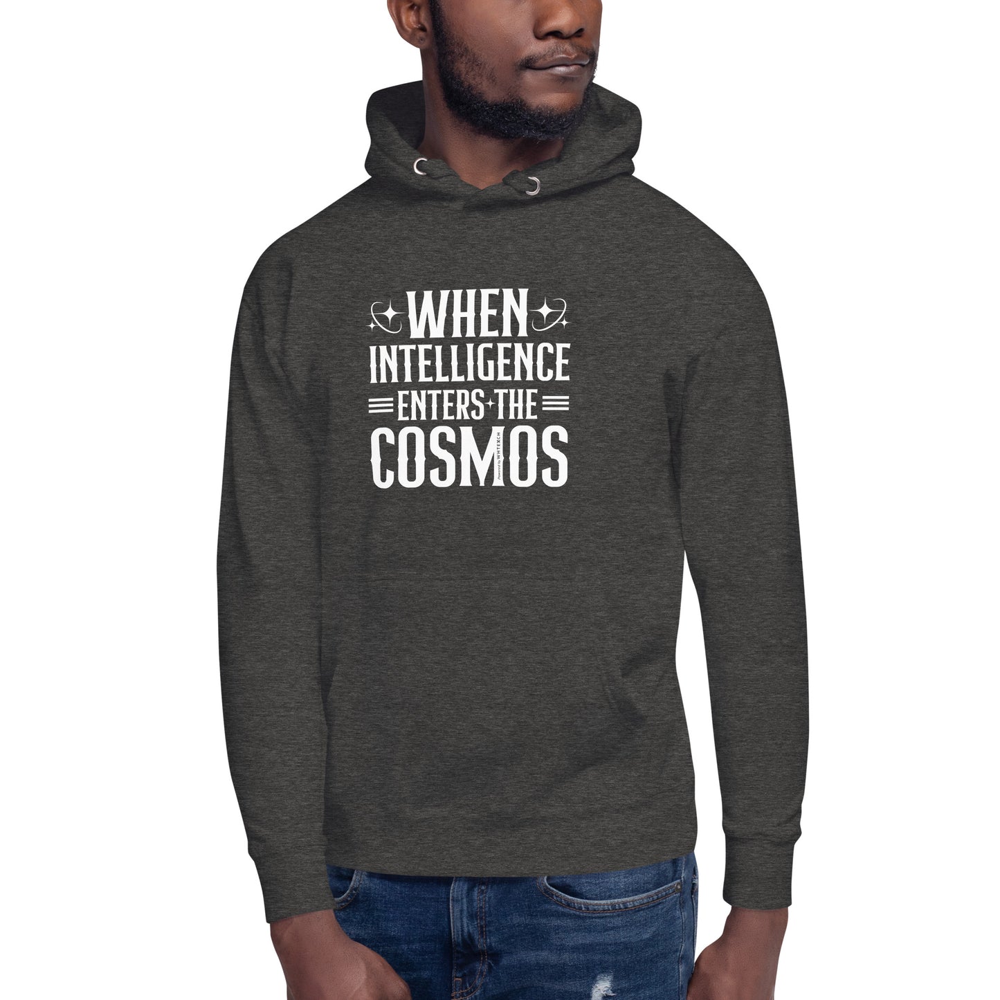 "When Intelligence Enters The Cosmos"-Unisex Quality Cotton Hoodie