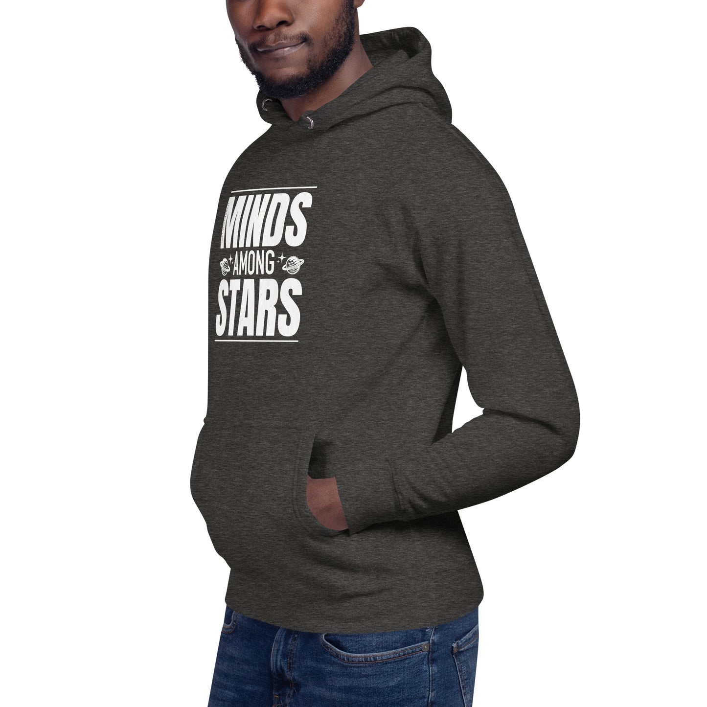 "Minds Among Stars"-Unisex Quality Cotton Hoodie