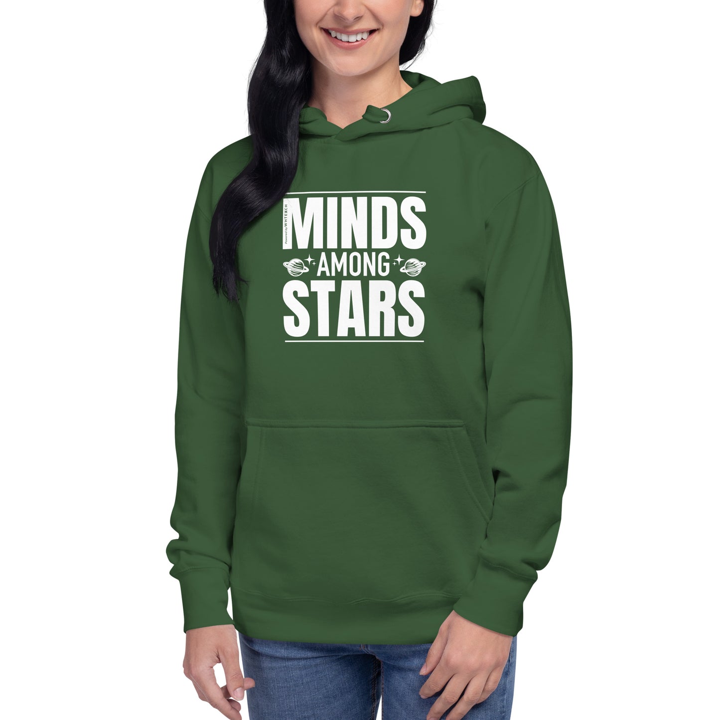 "Minds Among Stars"-Unisex Quality Cotton Hoodie