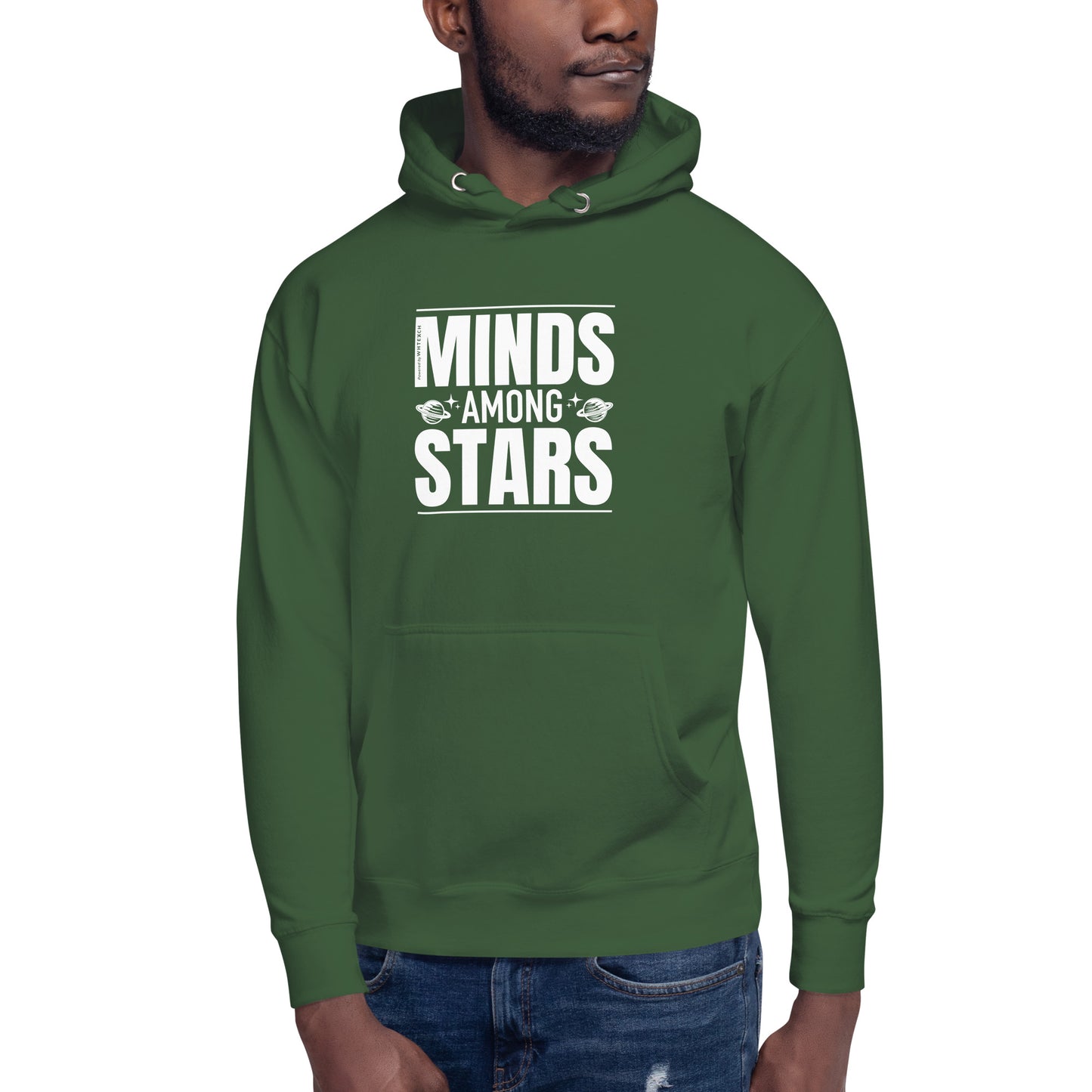 "Minds Among Stars"-Unisex Quality Cotton Hoodie