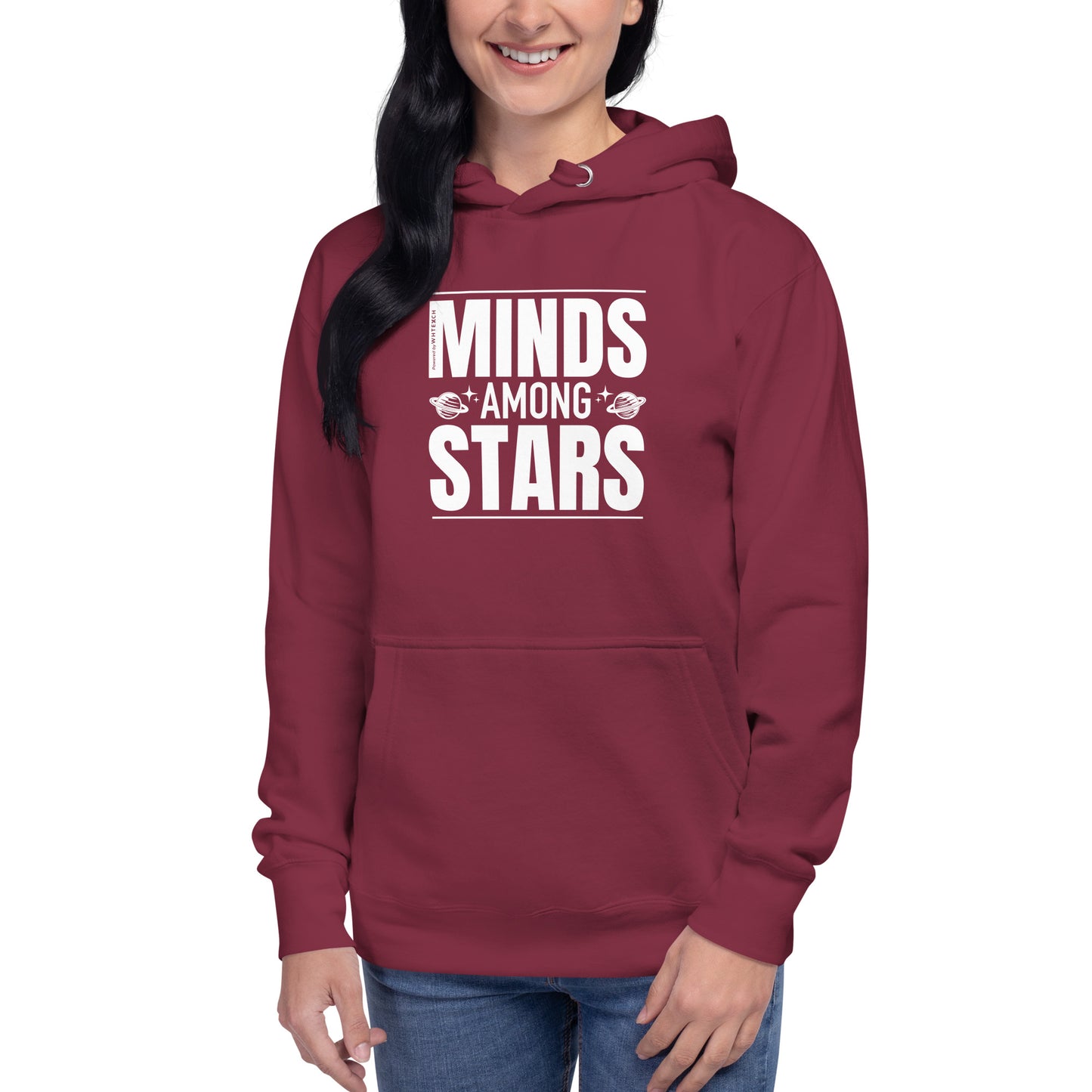 "Minds Among Stars"-Unisex Quality Cotton Hoodie