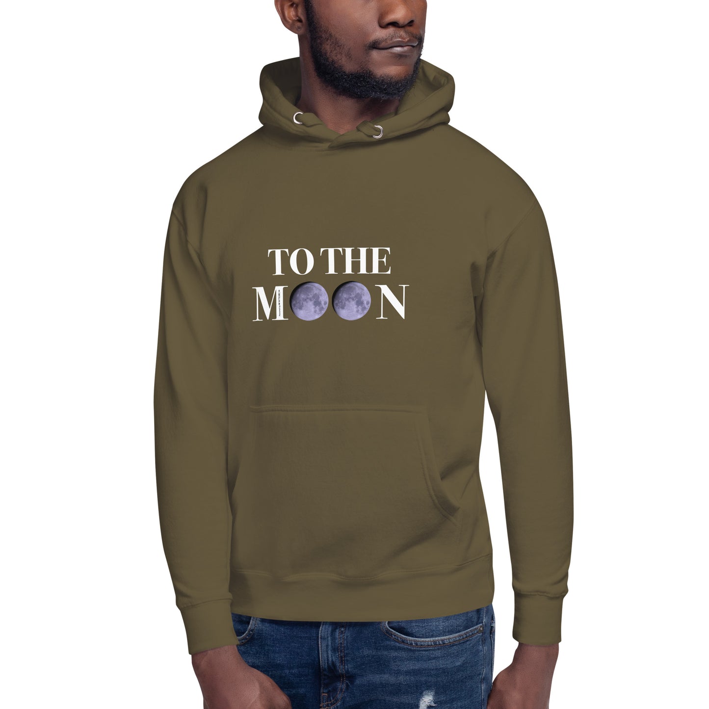 "To The Moon"-Unisex Quality Cotton Hoodie