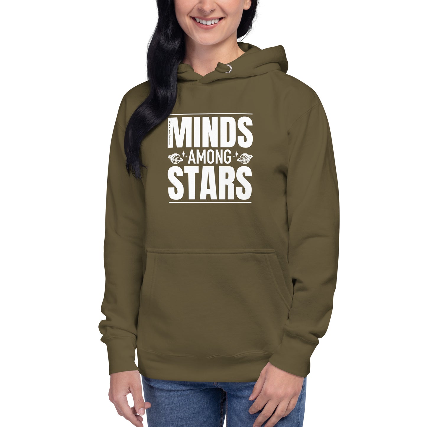 "Minds Among Stars"-Unisex Quality Cotton Hoodie