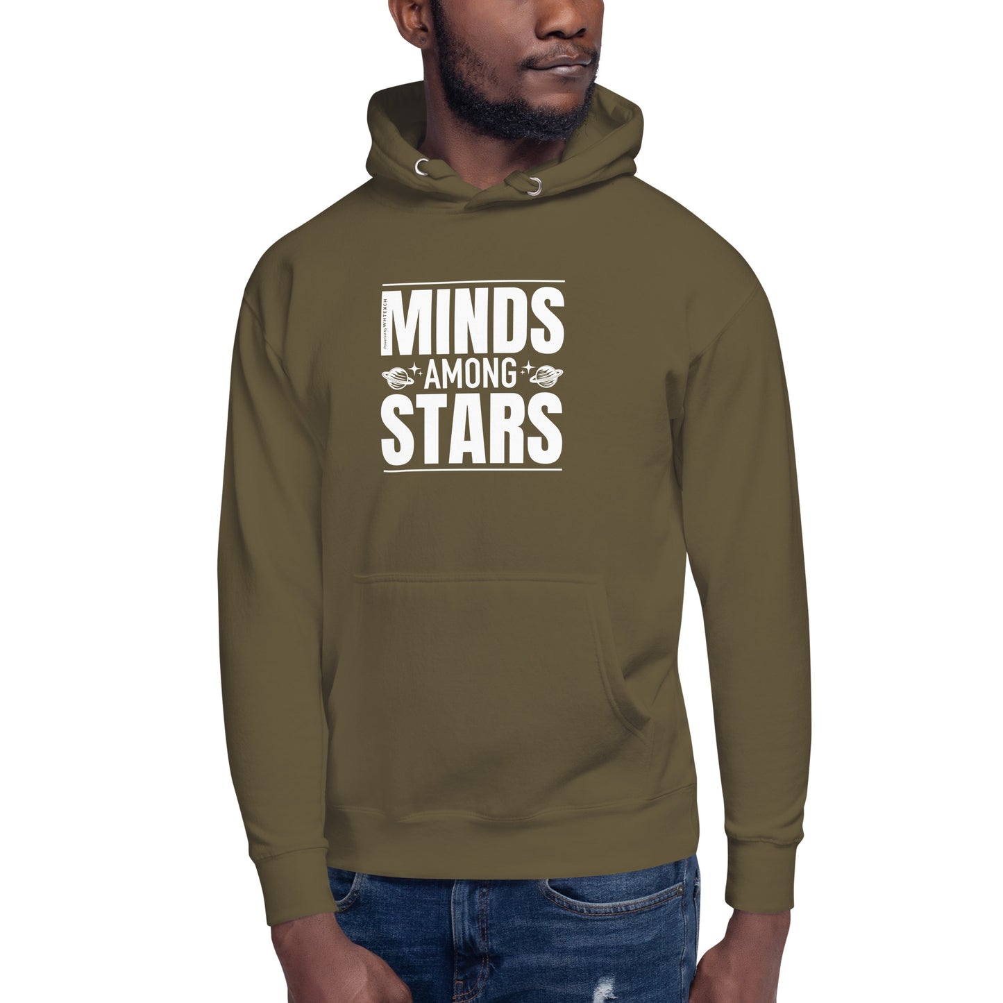 "Minds Among Stars"-Unisex Quality Cotton Hoodie