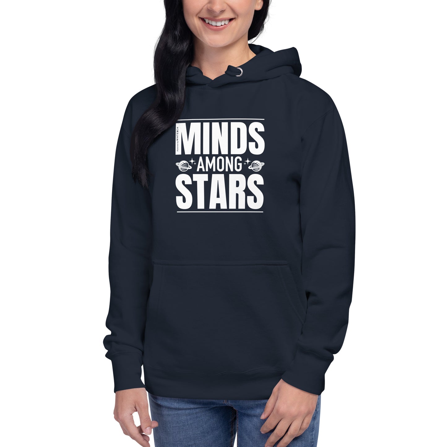 "Minds Among Stars"-Unisex Quality Cotton Hoodie