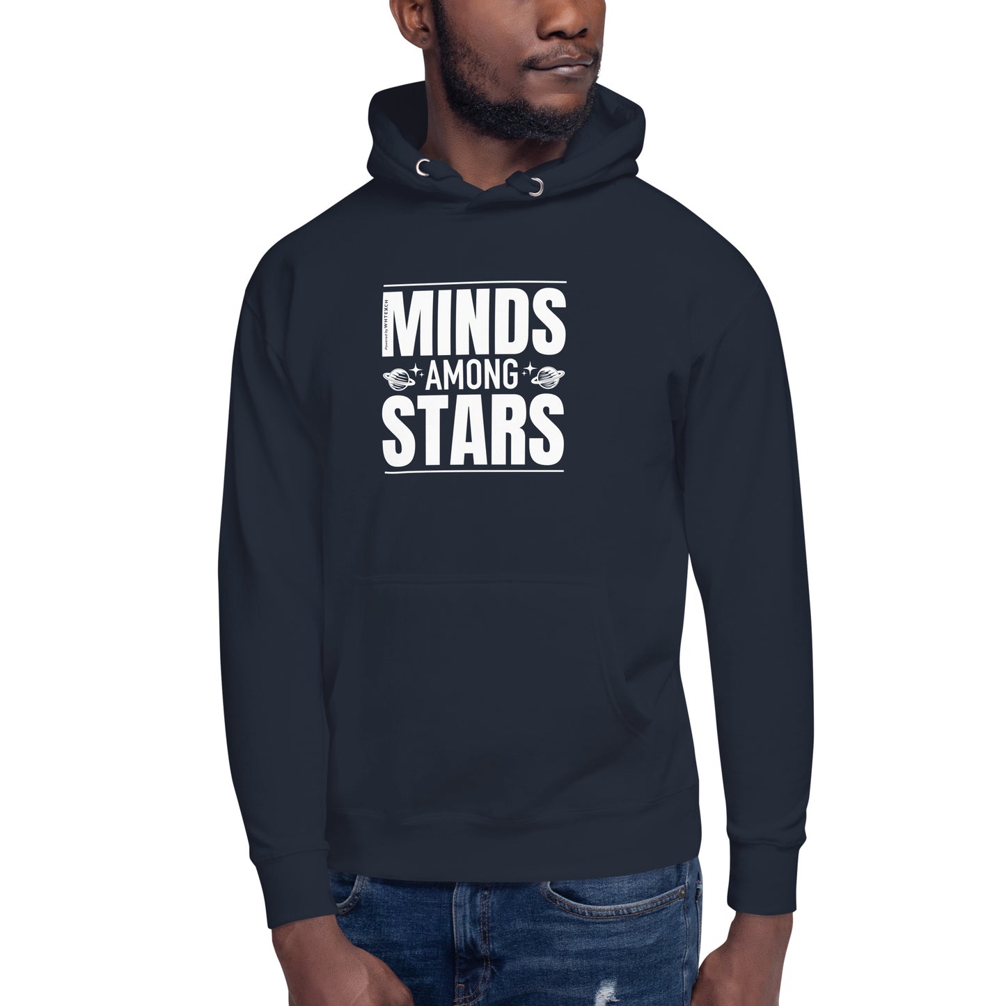 "Minds Among Stars"-Unisex Quality Cotton Hoodie
