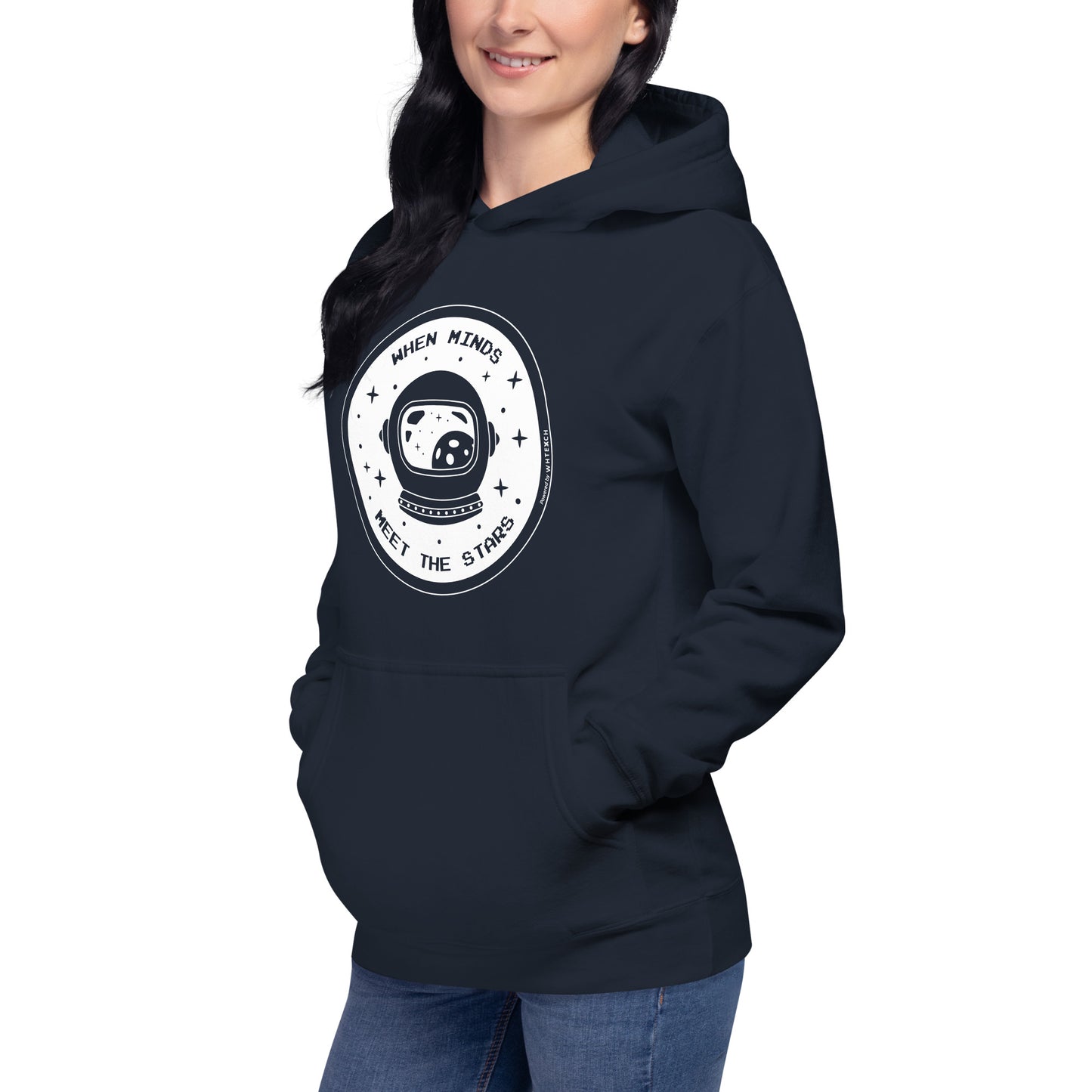 "When Minds Meet The Stars"-Unisex Quality Cotton Hoodie