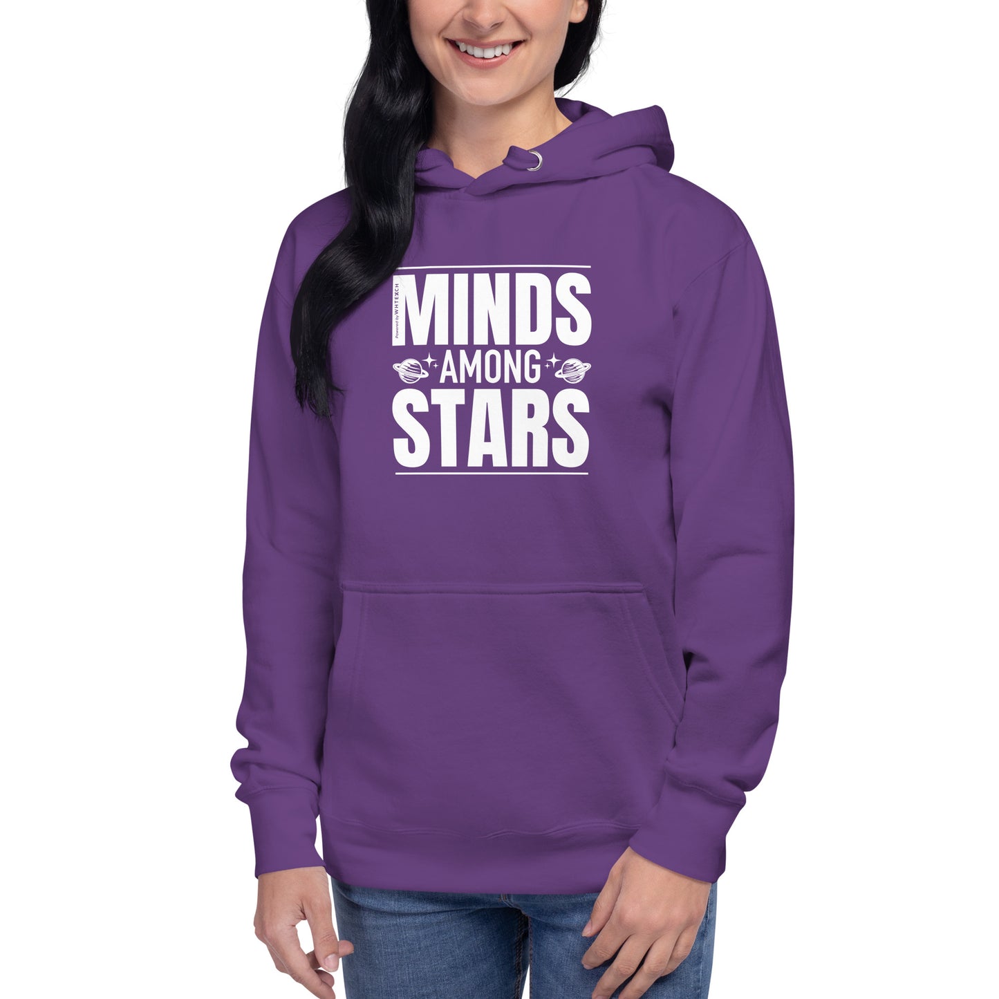 "Minds Among Stars"-Unisex Quality Cotton Hoodie