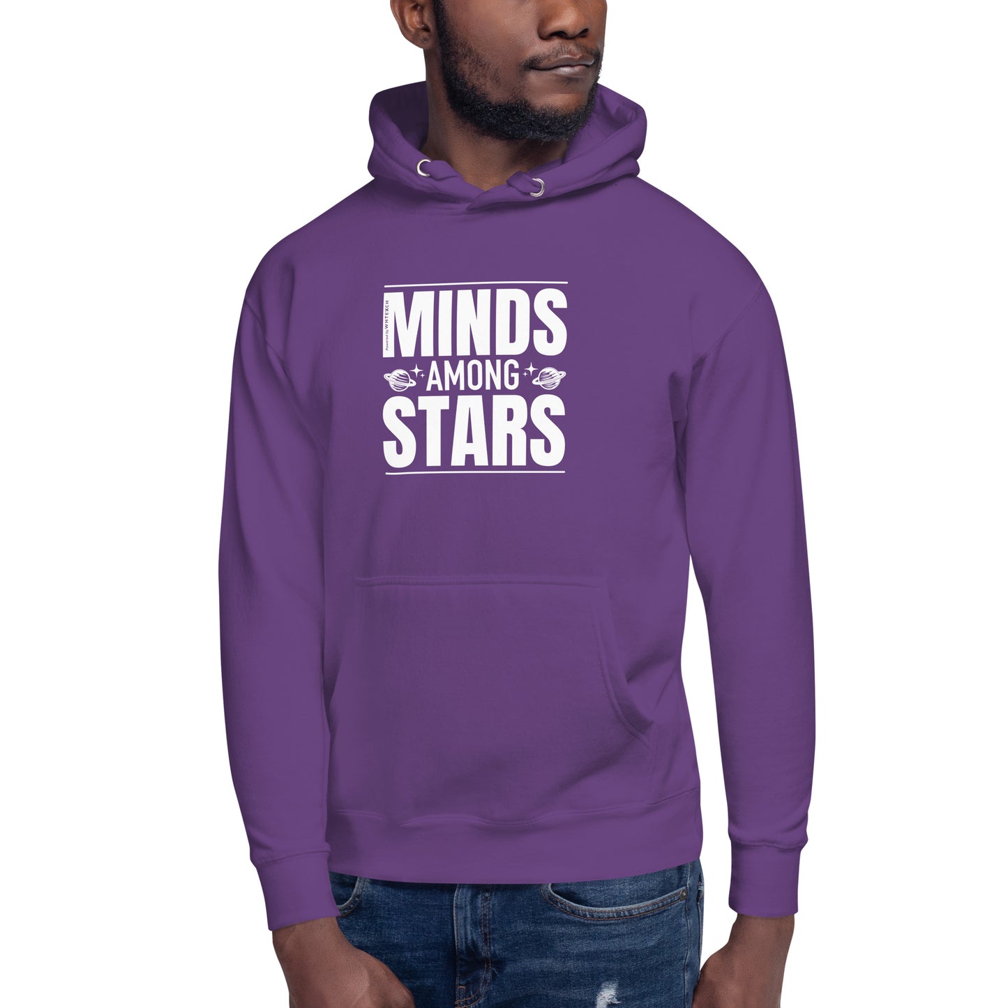 "Minds Among Stars"-Unisex Quality Cotton Hoodie