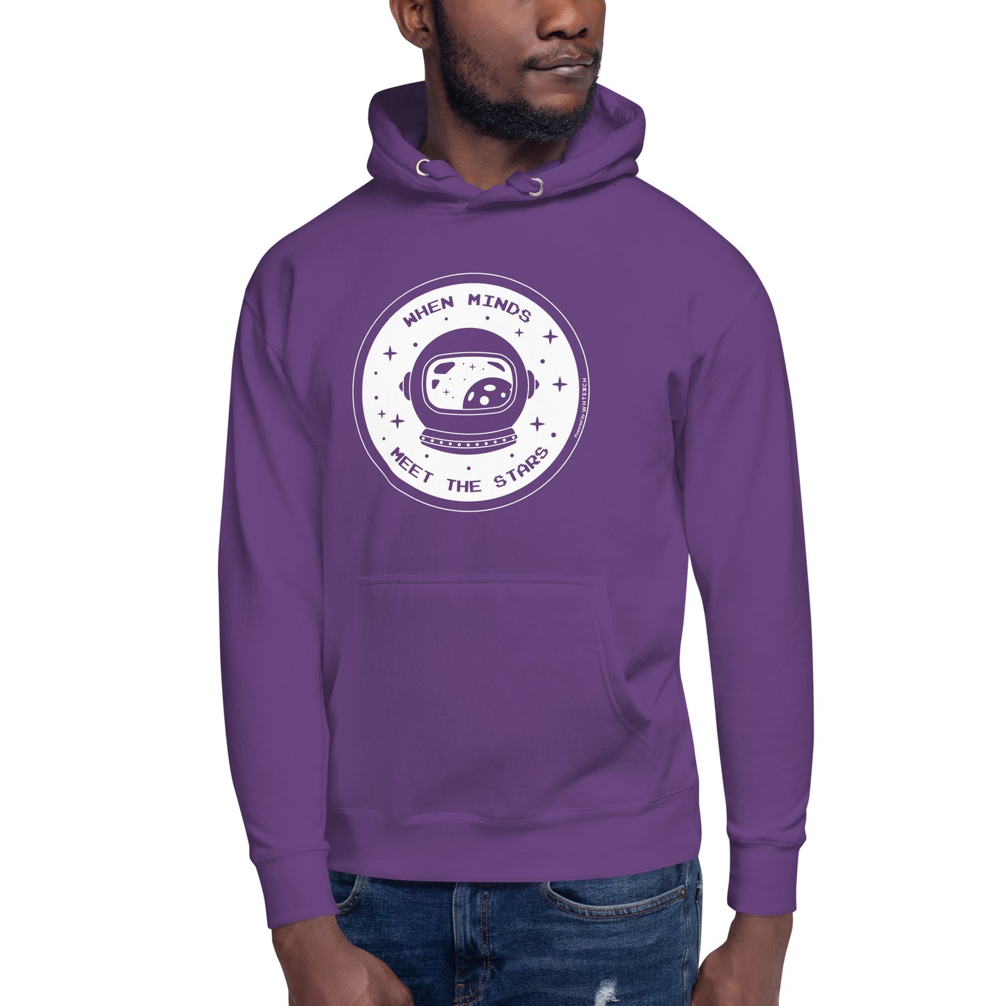 "When Minds Meet The Stars"-Unisex Quality Cotton Hoodie