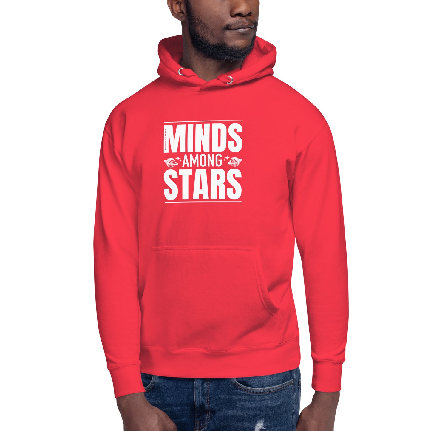"Minds Among Stars"-Unisex Quality Cotton Hoodie