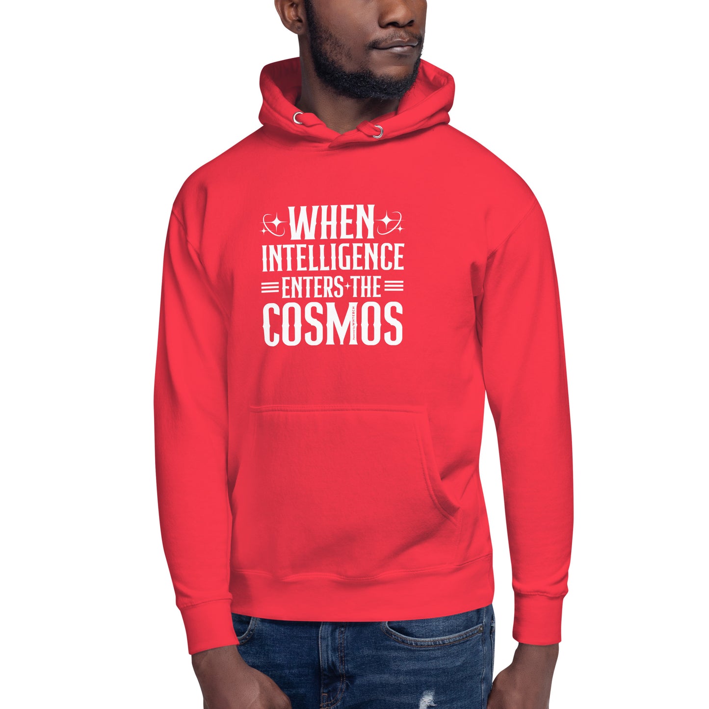 "When Intelligence Enters The Cosmos"-Unisex Quality Cotton Hoodie