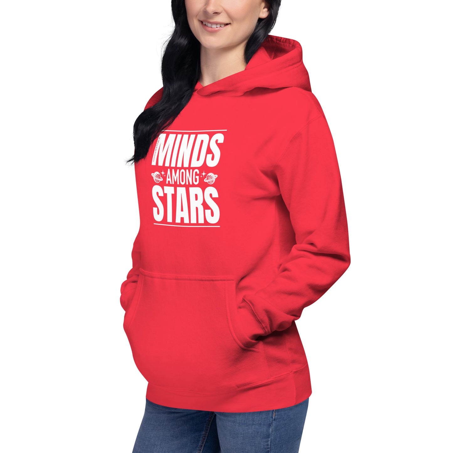 "Minds Among Stars"-Unisex Quality Cotton Hoodie