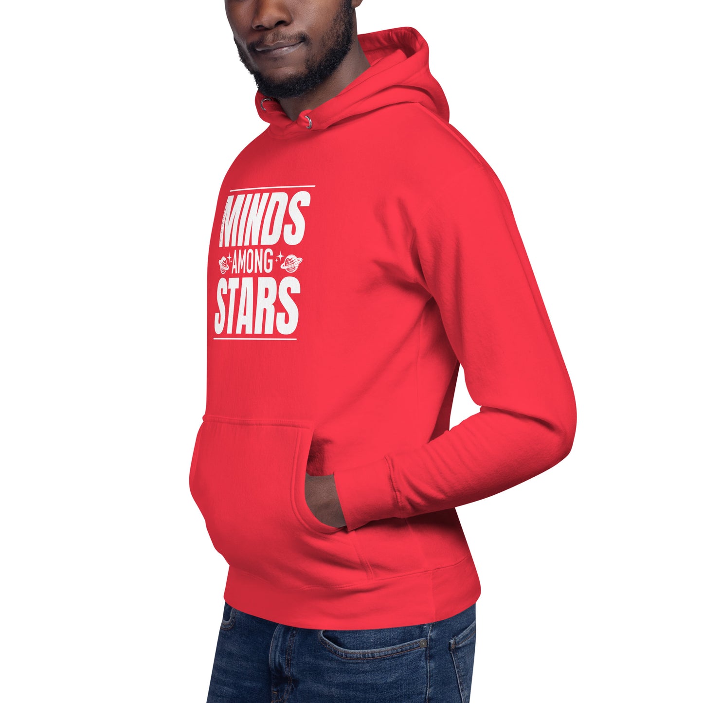 "Minds Among Stars"-Unisex Quality Cotton Hoodie