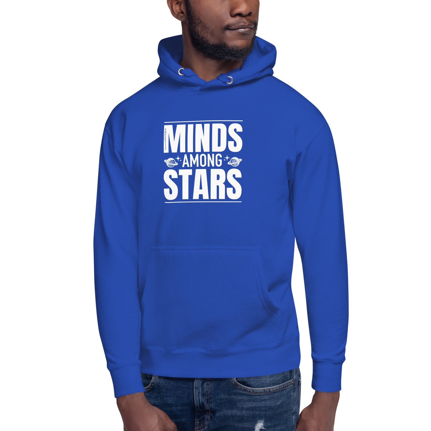 "Minds Among Stars"-Unisex Quality Cotton Hoodie