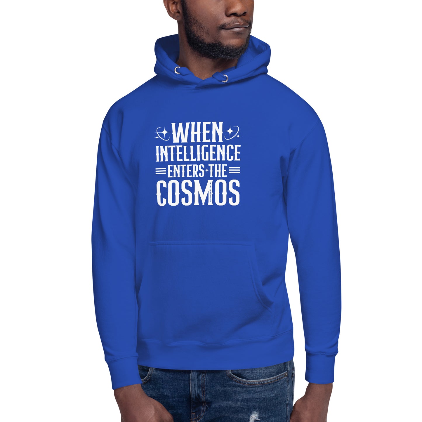 "When Intelligence Enters The Cosmos"-Unisex Quality Cotton Hoodie