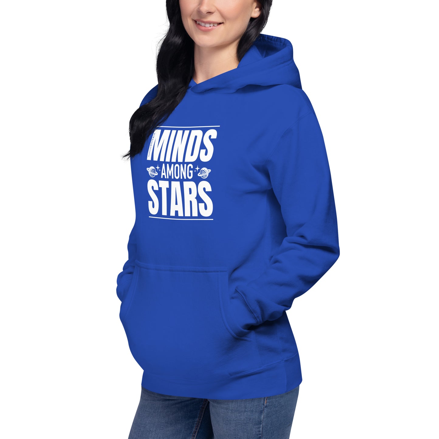 "Minds Among Stars"-Unisex Quality Cotton Hoodie