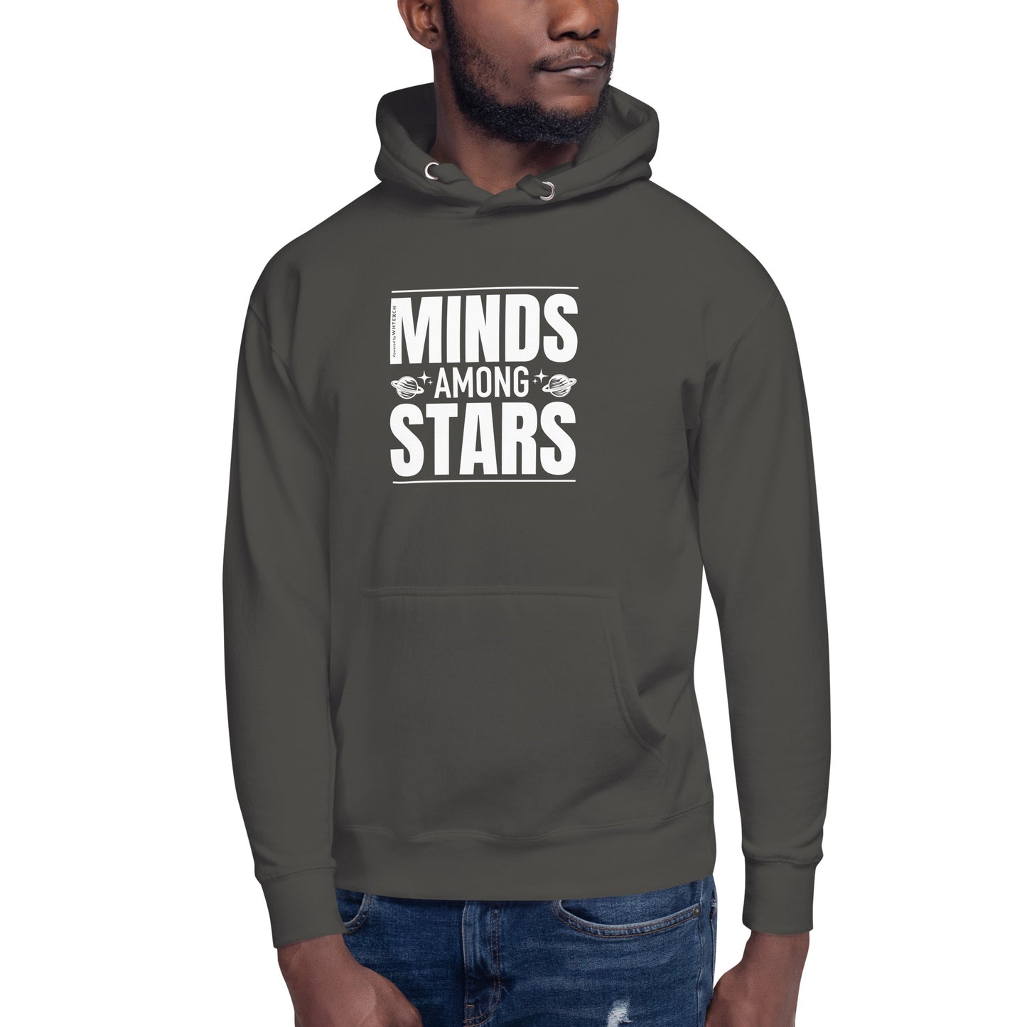 "Minds Among Stars"-Unisex Quality Cotton Hoodie