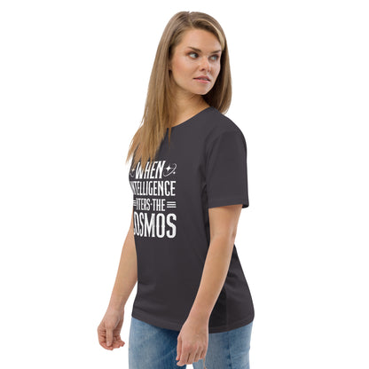 "When Intelligence Enters The Cosmos"-Unisex Quality Cotton Tee