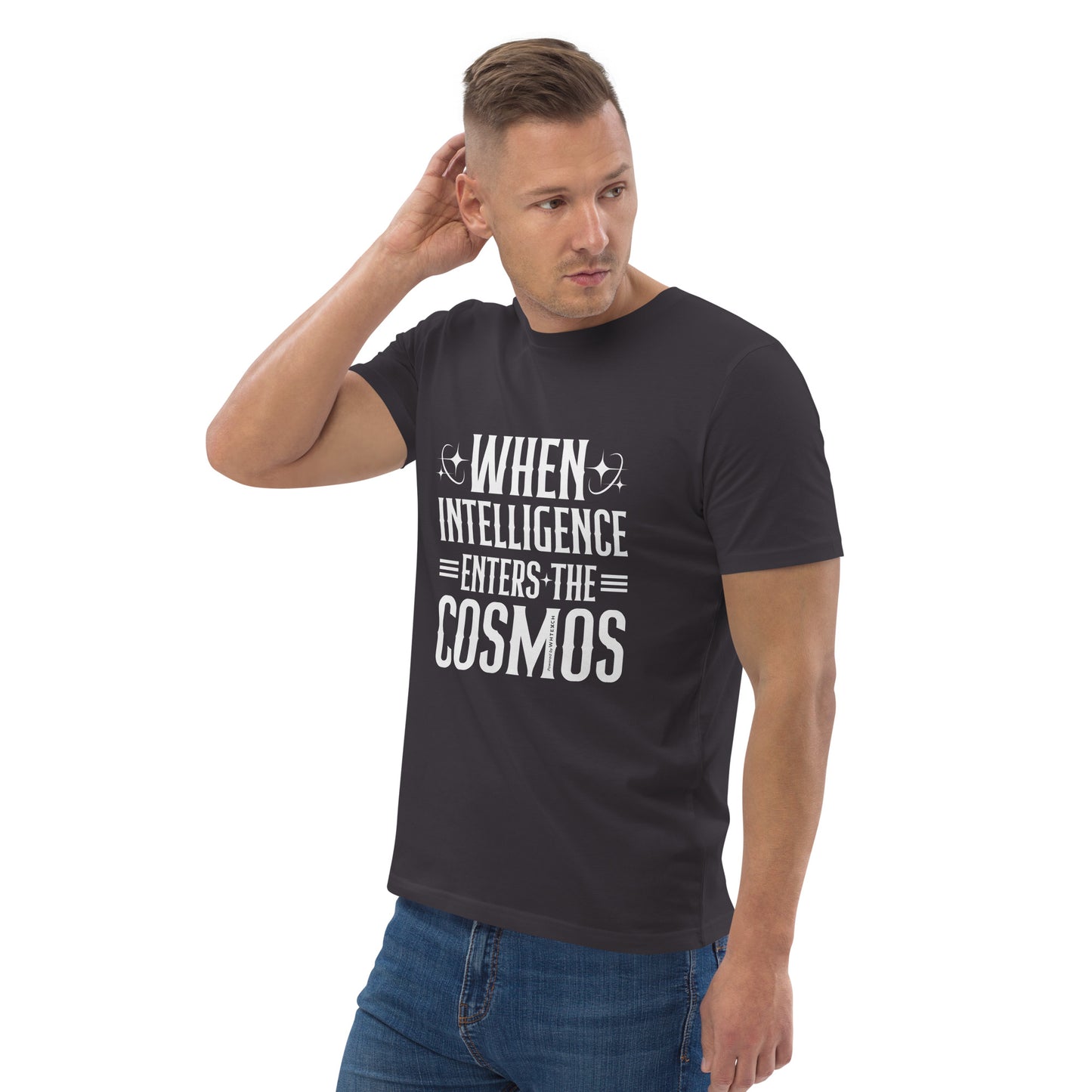 "When Intelligence Enters The Cosmos"-Unisex Quality Cotton Tee