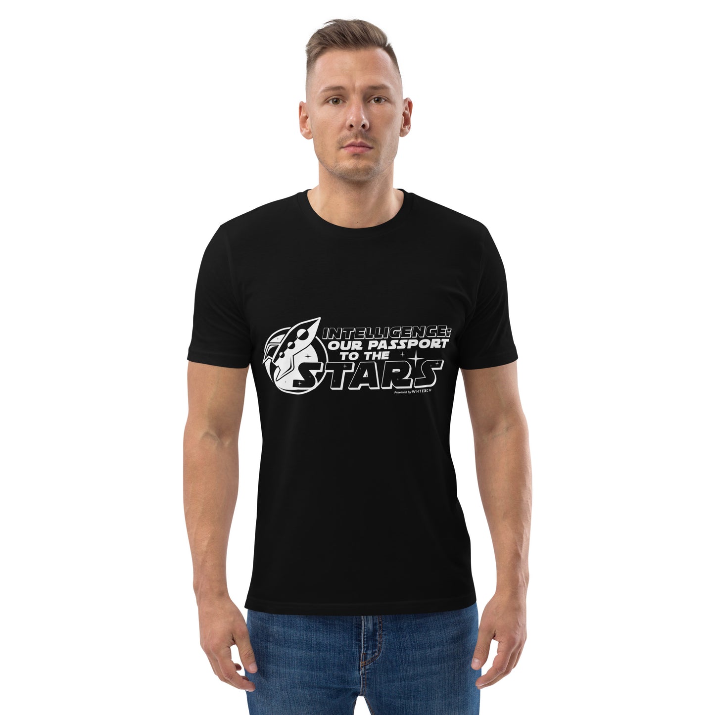 "Intelligence: Our Passport To The Stars"-Unisex Quality Cotton Tee