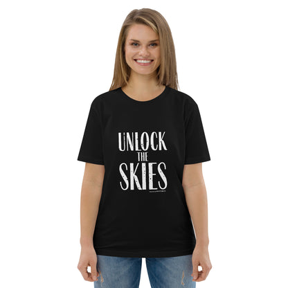 "Unlock The Skies"-Unisex Quality Cotton Tee