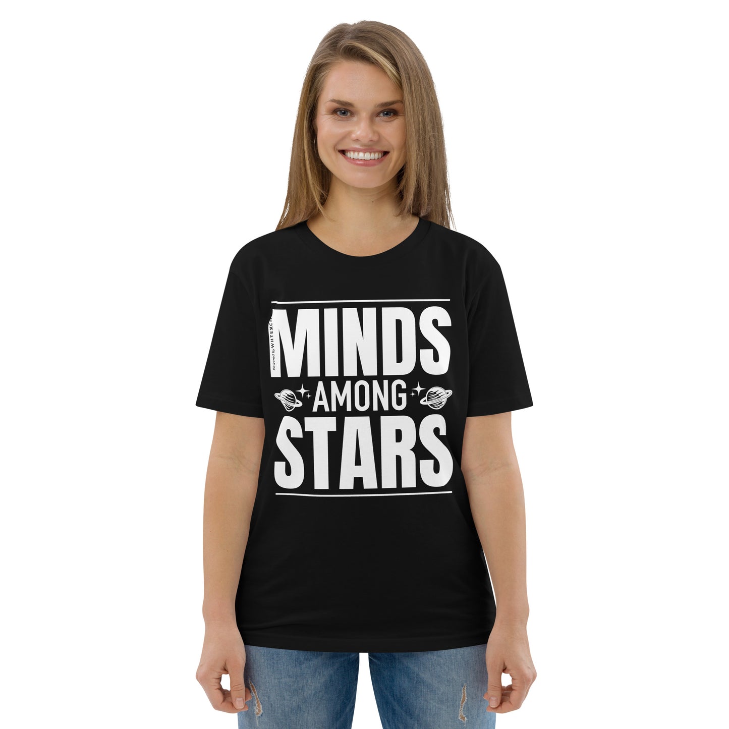 "Minds Among Stars"-Unisex Quality Cotton Tee