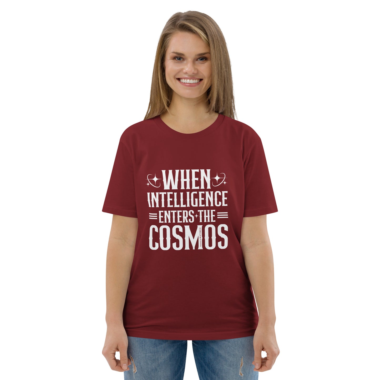 "When Intelligence Enters The Cosmos"-Unisex Quality Cotton Tee