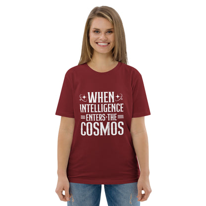 "When Intelligence Enters The Cosmos"-Unisex Quality Cotton Tee