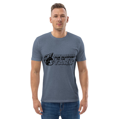 "Intelligence: Our Passport To The Stars"-Unisex Quality Cotton Tee