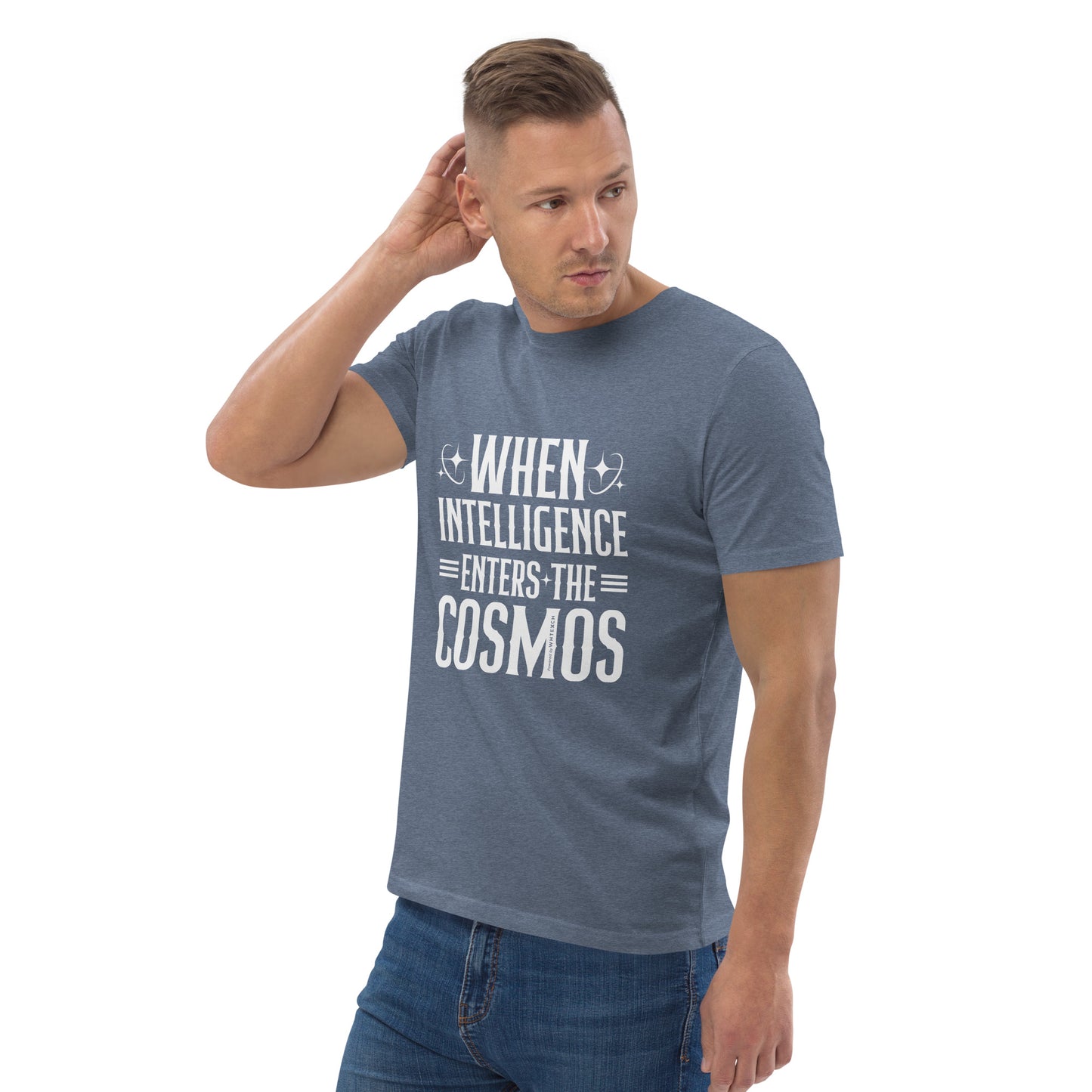 "When Intelligence Enters The Cosmos"-Unisex Quality Cotton Tee