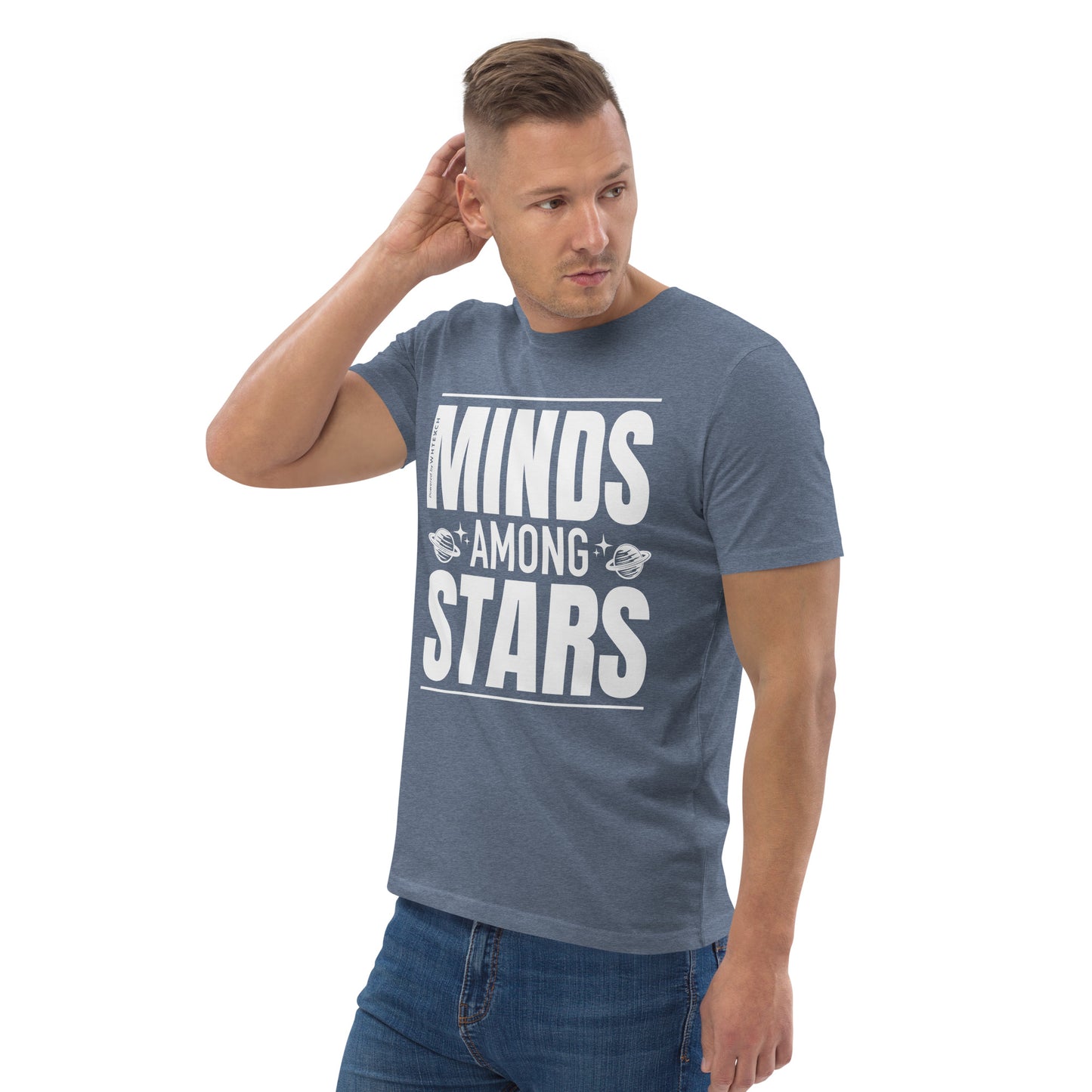 "Minds Among Stars"-Unisex Quality Cotton Tee