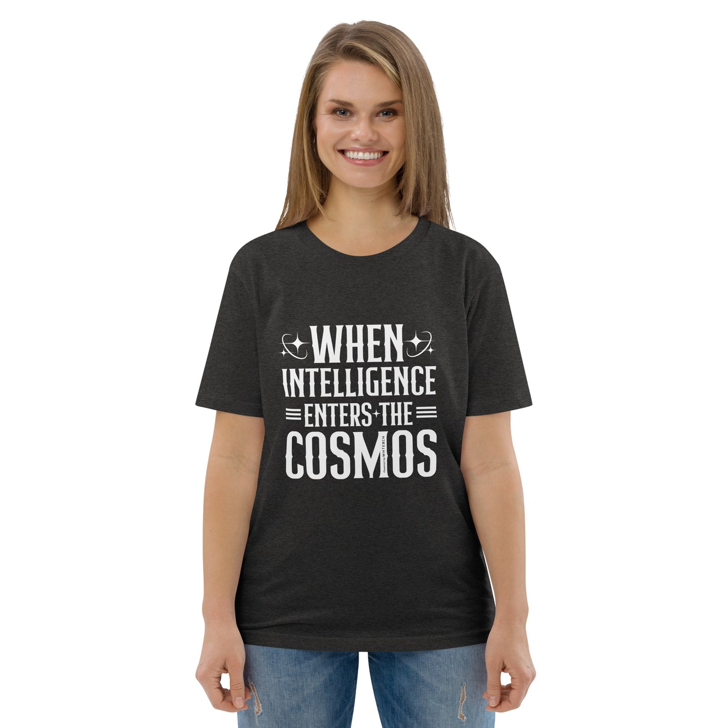 "When Intelligence Enters The Cosmos"-Unisex Quality Cotton Tee