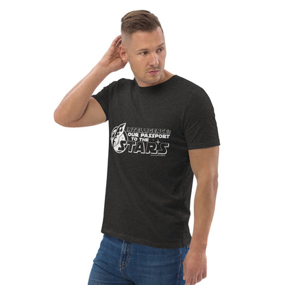 "Intelligence: Our Passport To The Stars"-Unisex Quality Cotton Tee