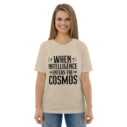 "When Intelligence Enters The Cosmos"-Unisex Quality Cotton Tee