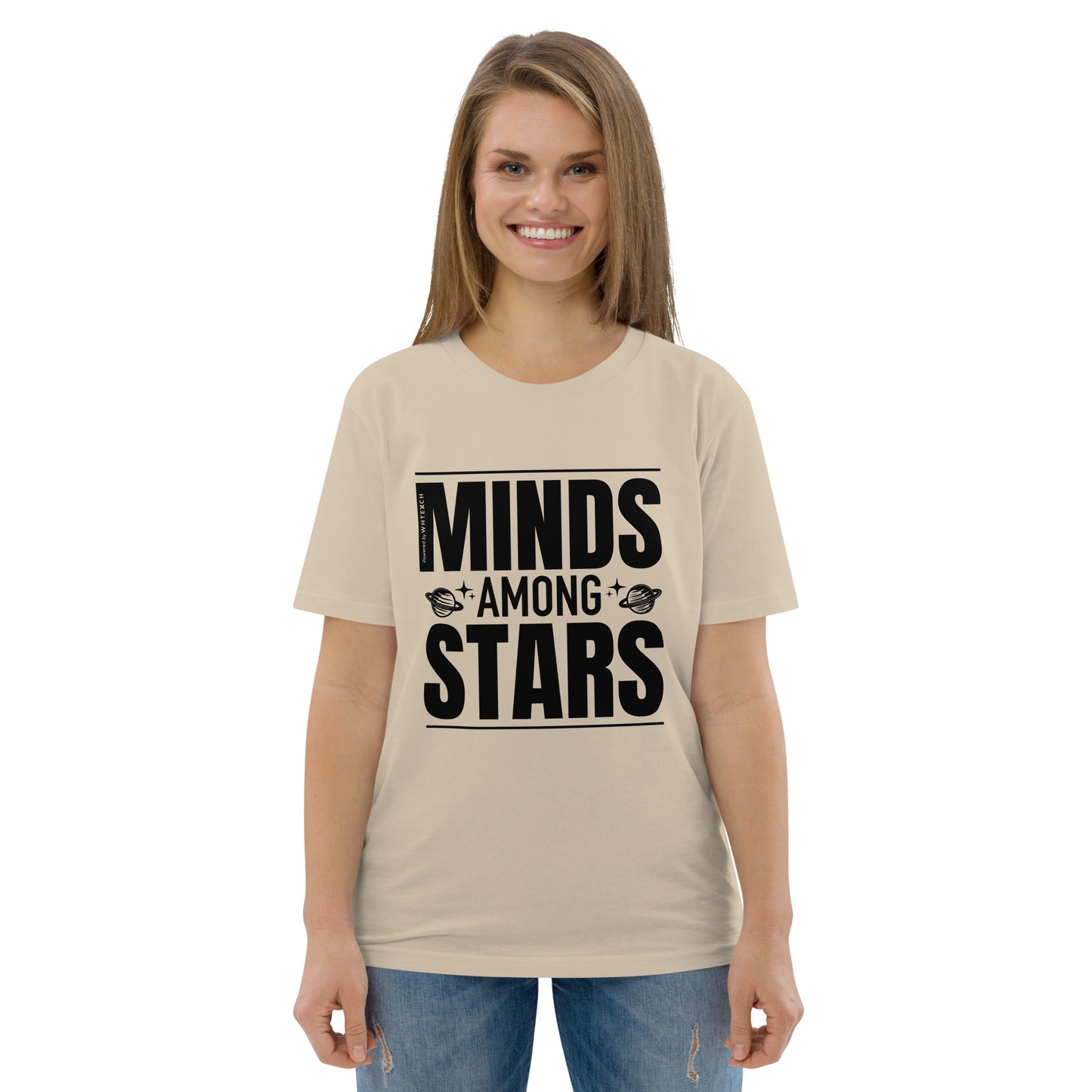 "Minds Among Stars"-Unisex Quality Cotton Tee