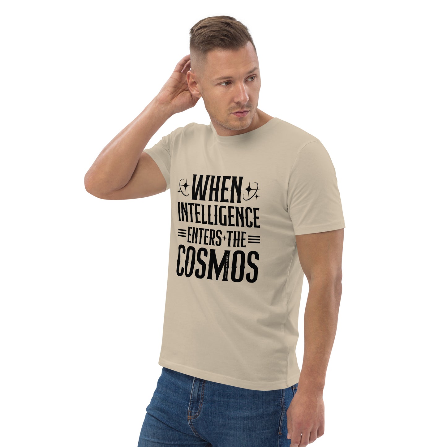 "When Intelligence Enters The Cosmos"-Unisex Quality Cotton Tee